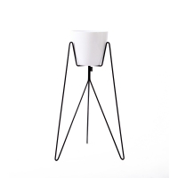 Bujnie Flo Blumenständer Metall schwarz 60 cm