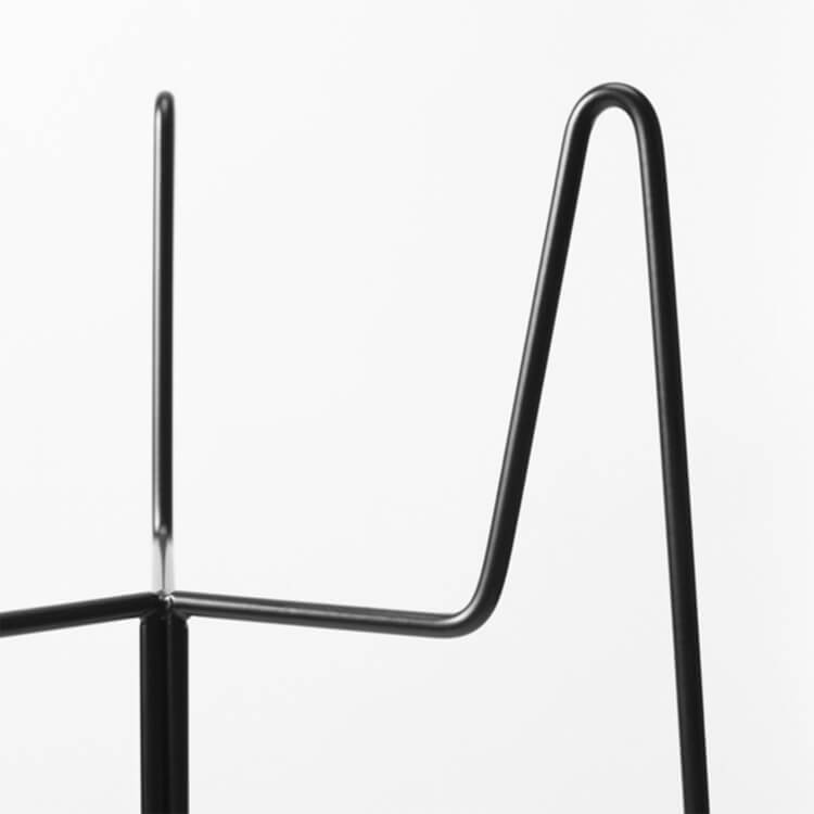 Metall Blumenständer schwarz Bujnie Flo Blum Kollektion